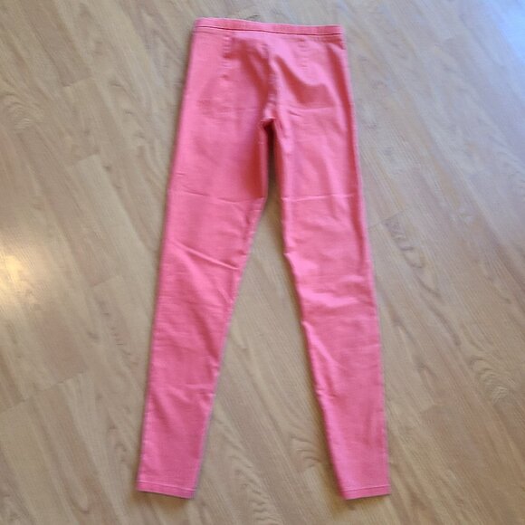 VICTORIA BECKHAM STRETCH COTTON SKINNY PANTS ZIPPER ANKLE MID RISE sz 26 - Picture 4 of 7